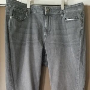 Loft outlet grey curvy skinny